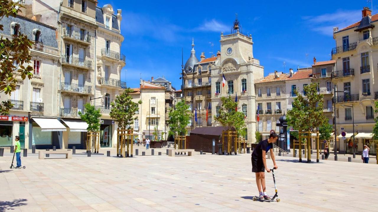 Saëns 5-T2 avec garage privé optionnel-Centre historique et plages à 16km ! Béziers Esterno foto